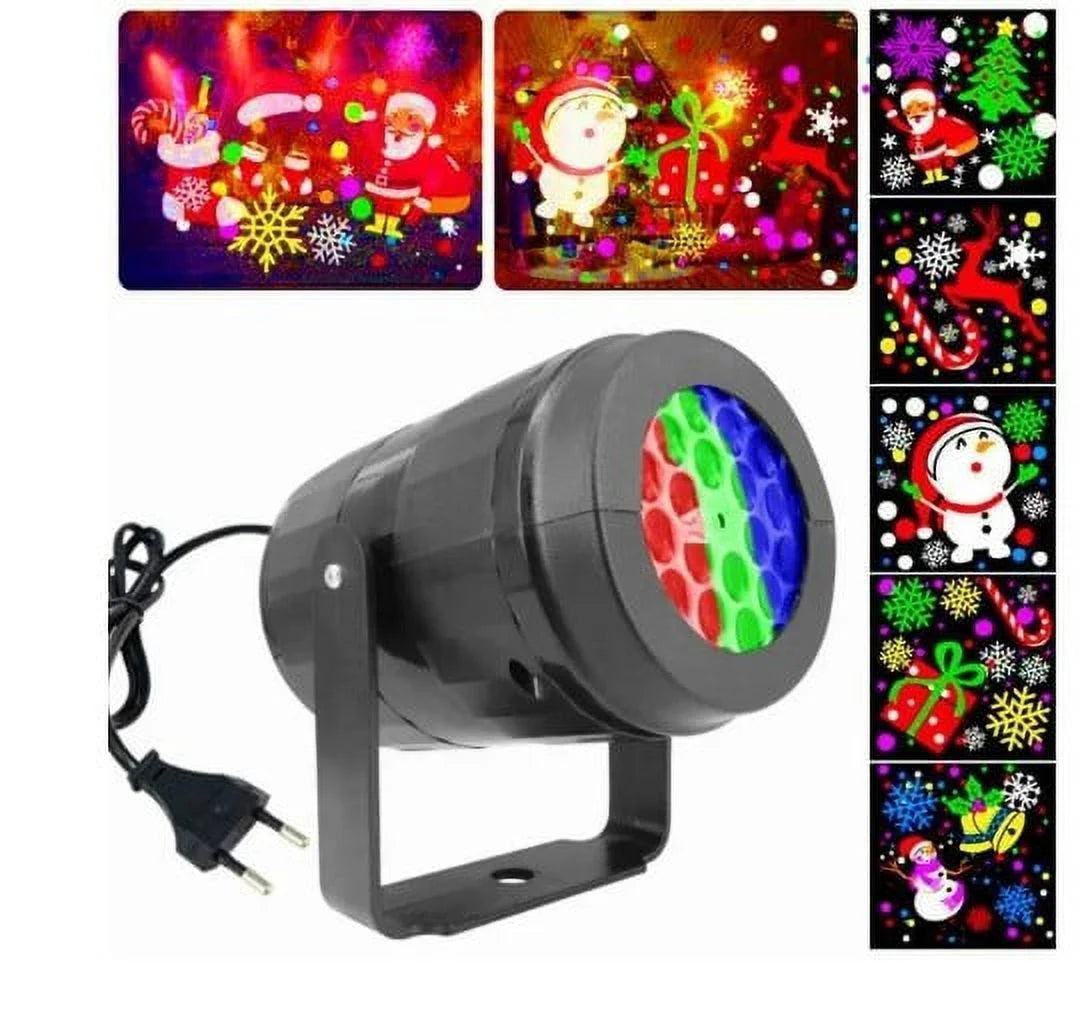 Christmas Projector Lights,360? Rotation Laser Projector Snow Projector Lamp Indoor Outdoor Holiday Lights Waterproof LED Light,Halloween Christmas Wedding Home Party Landscape Wall Decorations